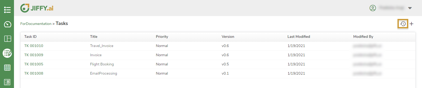 Monitor Task | JIFFY.ai