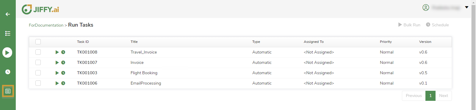 Monitor Task | JIFFY.ai